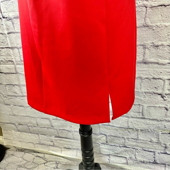 Guess strapless red dress (SL Anya Dress, Size 14, Color: Red Cherry, NWT): - Picture 5 of 14